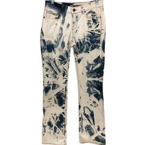 J Brand Boot Cut Jeans Size 29 Short Tie Dye Bleached Scarlett 25” Inseam
